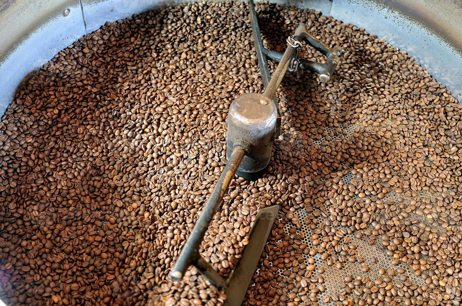 Coffee roasting view photo