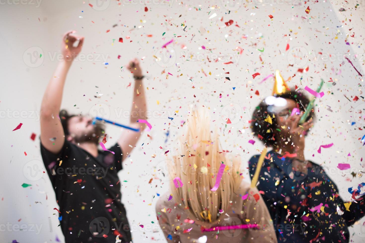 confetti party view photo