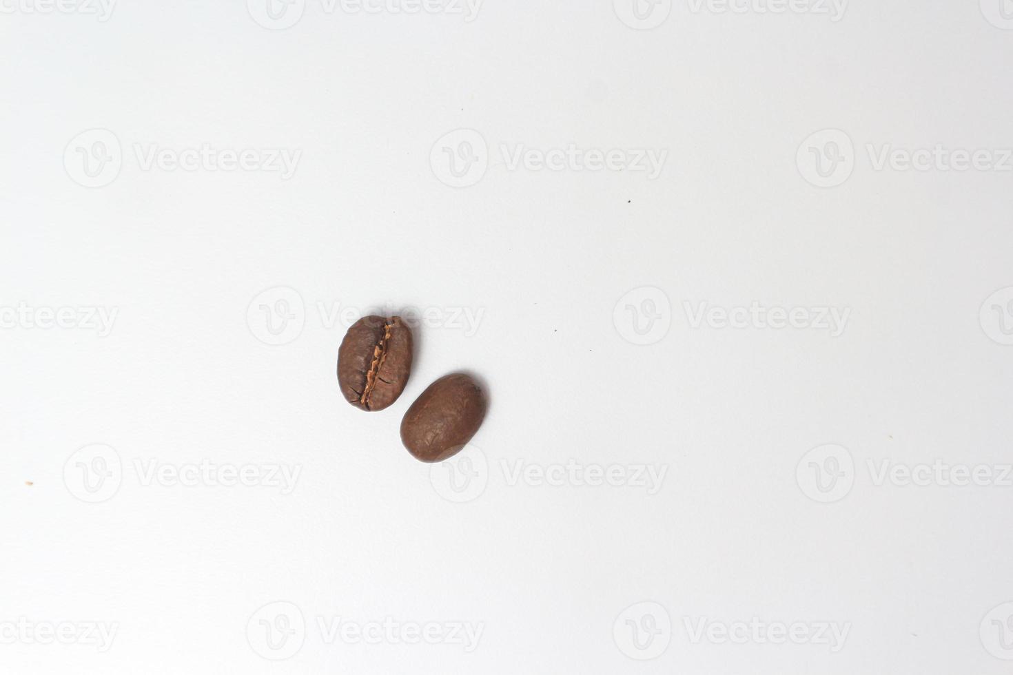 Coffee beans. Isolated on a white background. photo