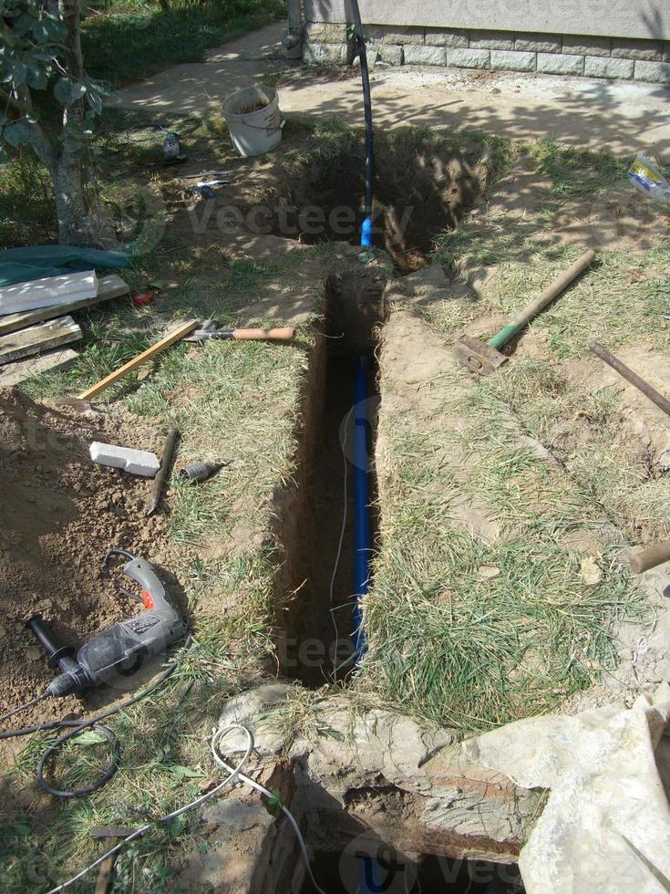 Arrangement of a deep well for water production photo