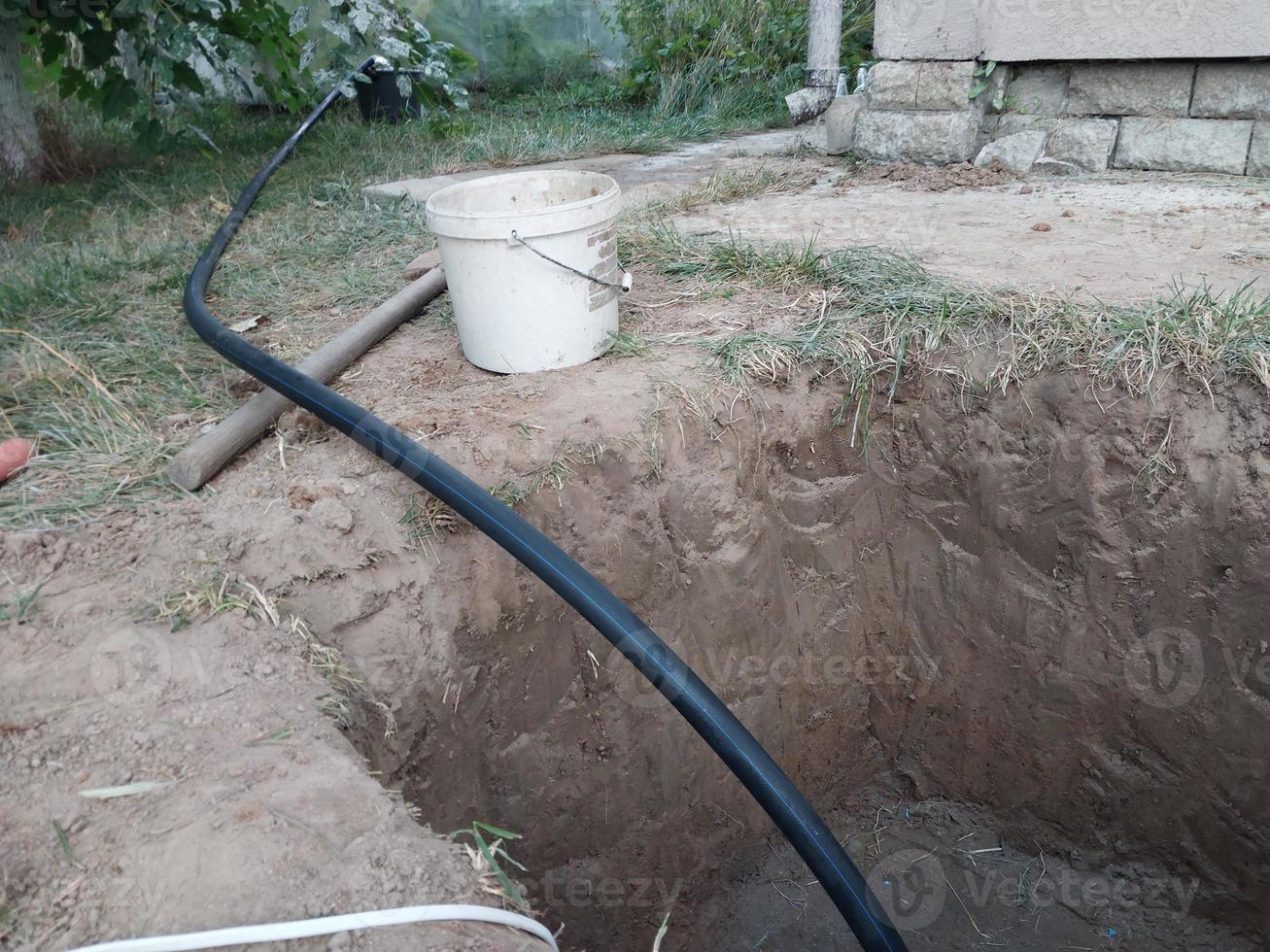 Arrangement of a deep well for water production photo