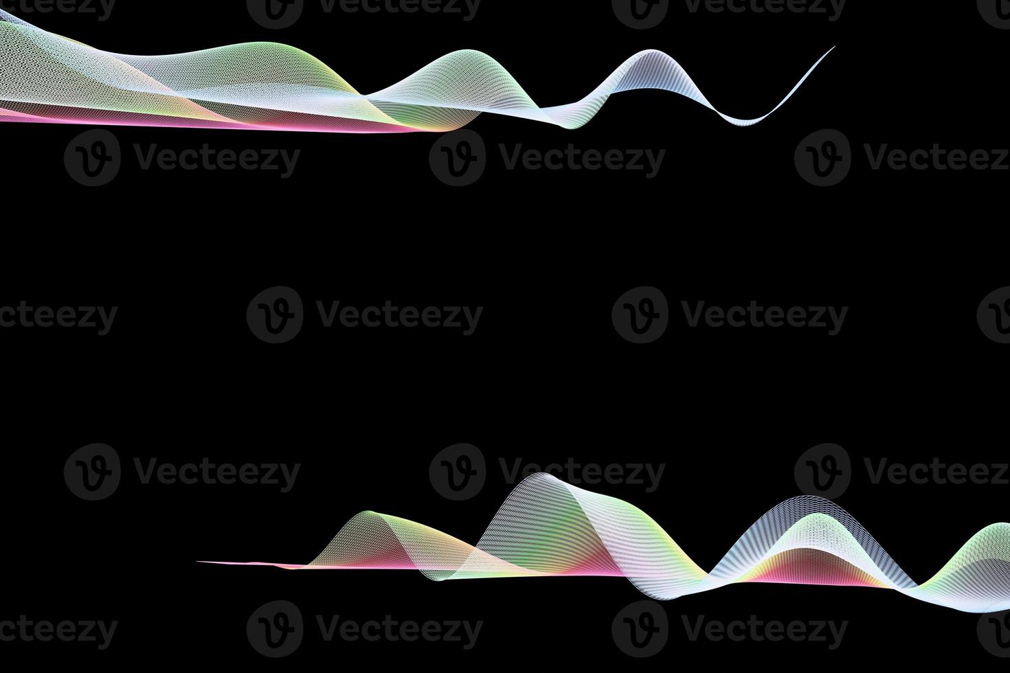 Abstract 3d mesh wave background. Futuristic technology style. Elegant background for business presentations. photo