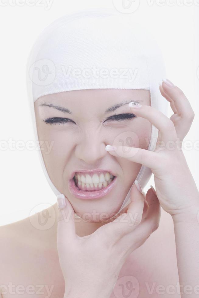 woman face surgery photo