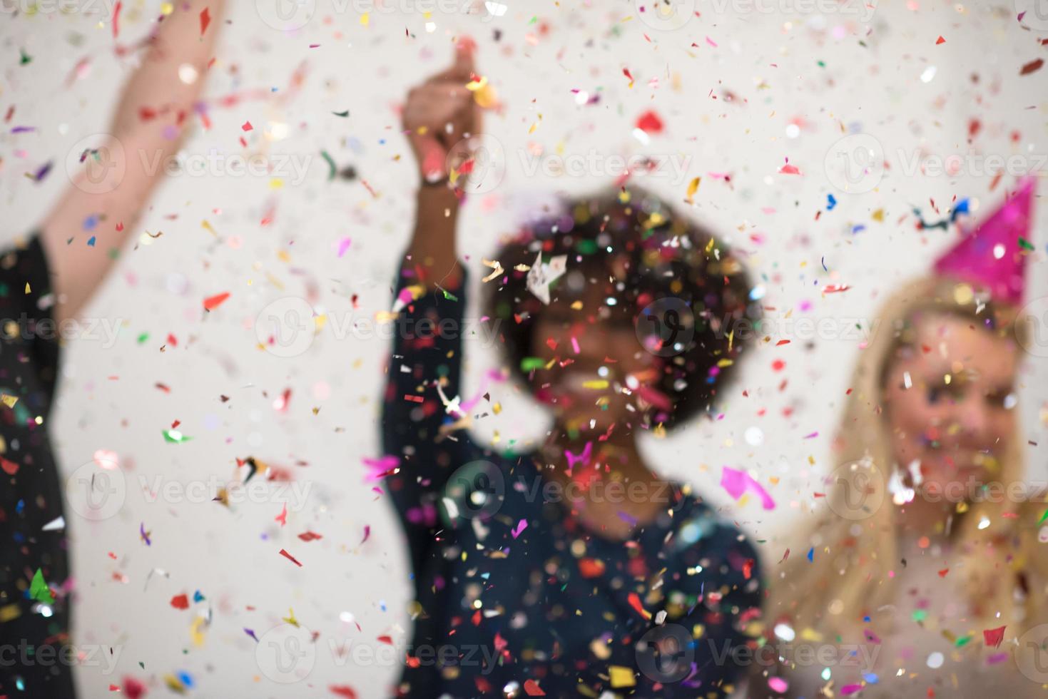 confetti party view photo