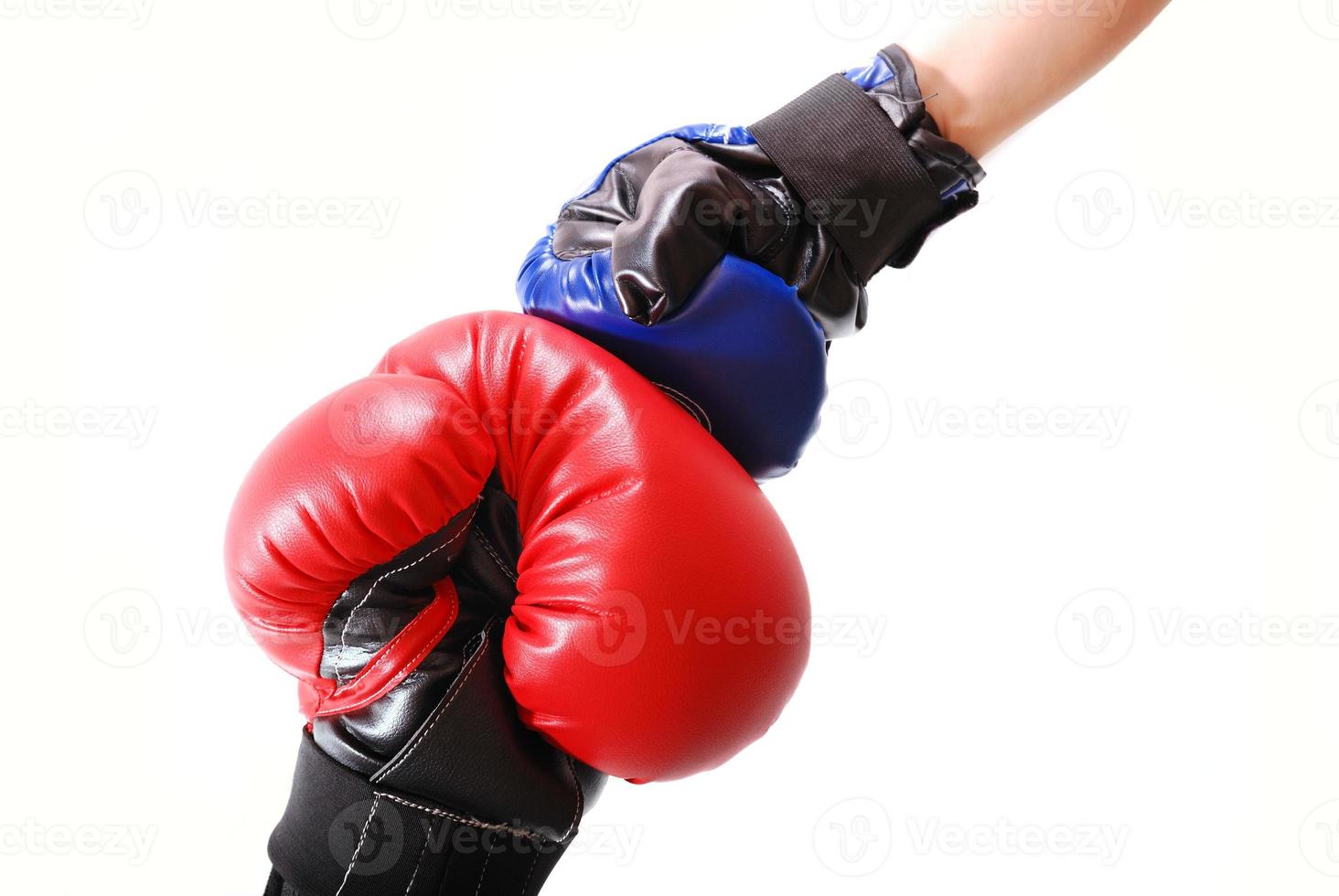 .competition concept with boxing gloves photo