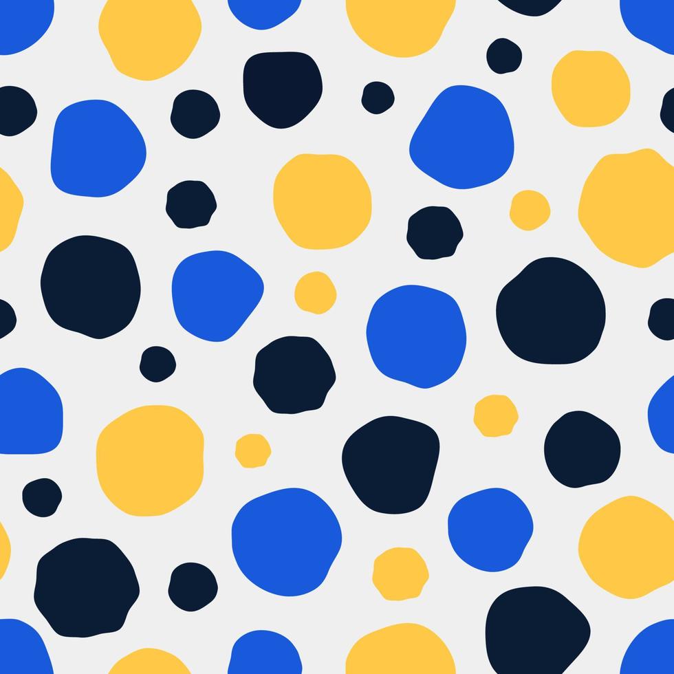 Modern abstract colored pattern in trendy style.  Bright spots on a white background. Artistic creative minimal wallpaper for decorative design. Vector