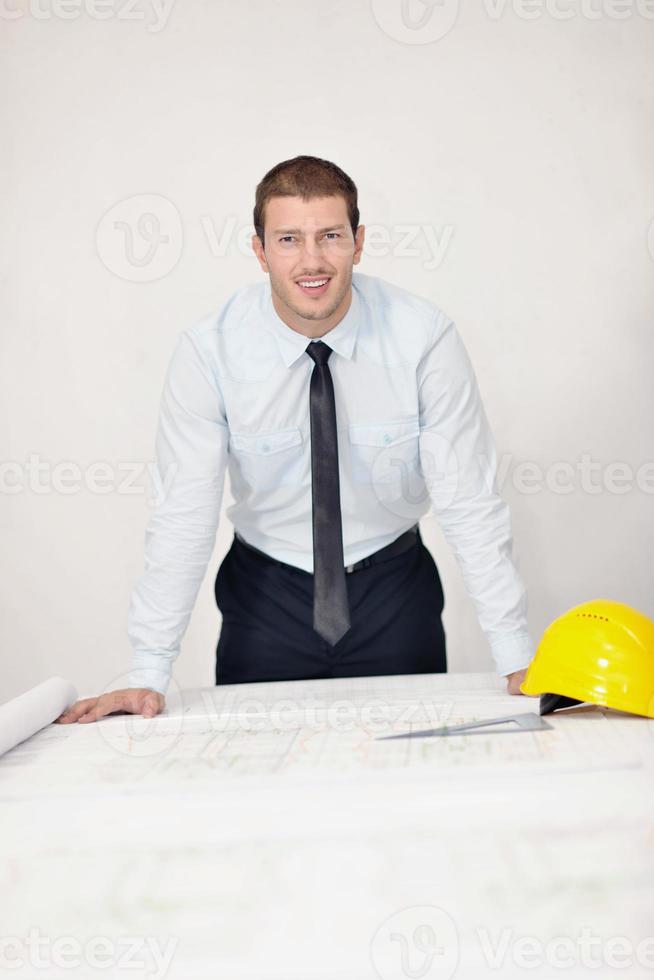 architect on construction site photo