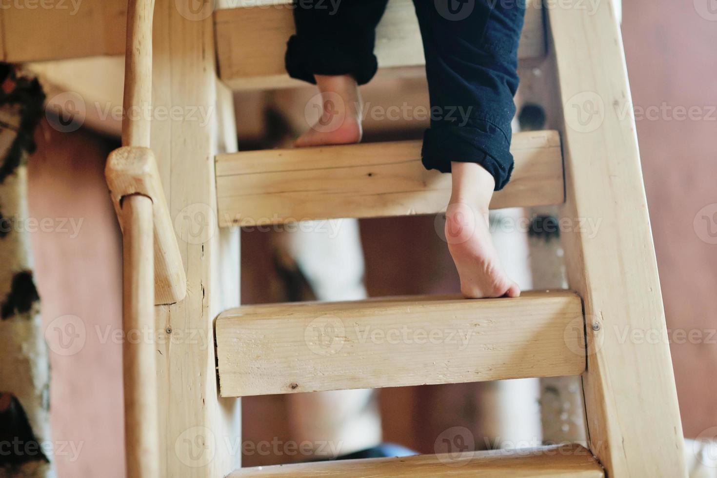 cute little child play and have fun photo