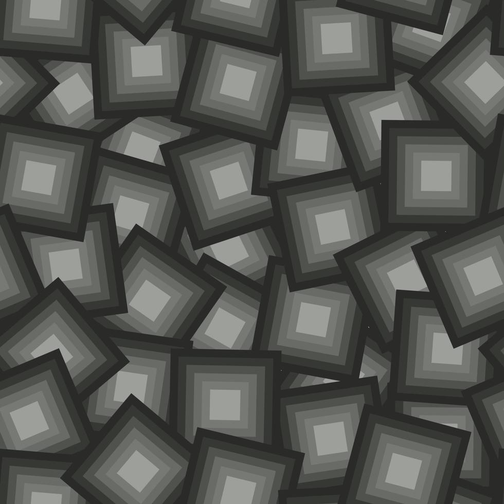 cuadrado geométrico abstracto con ilustración de vector de patrones sin fisuras de color degradado