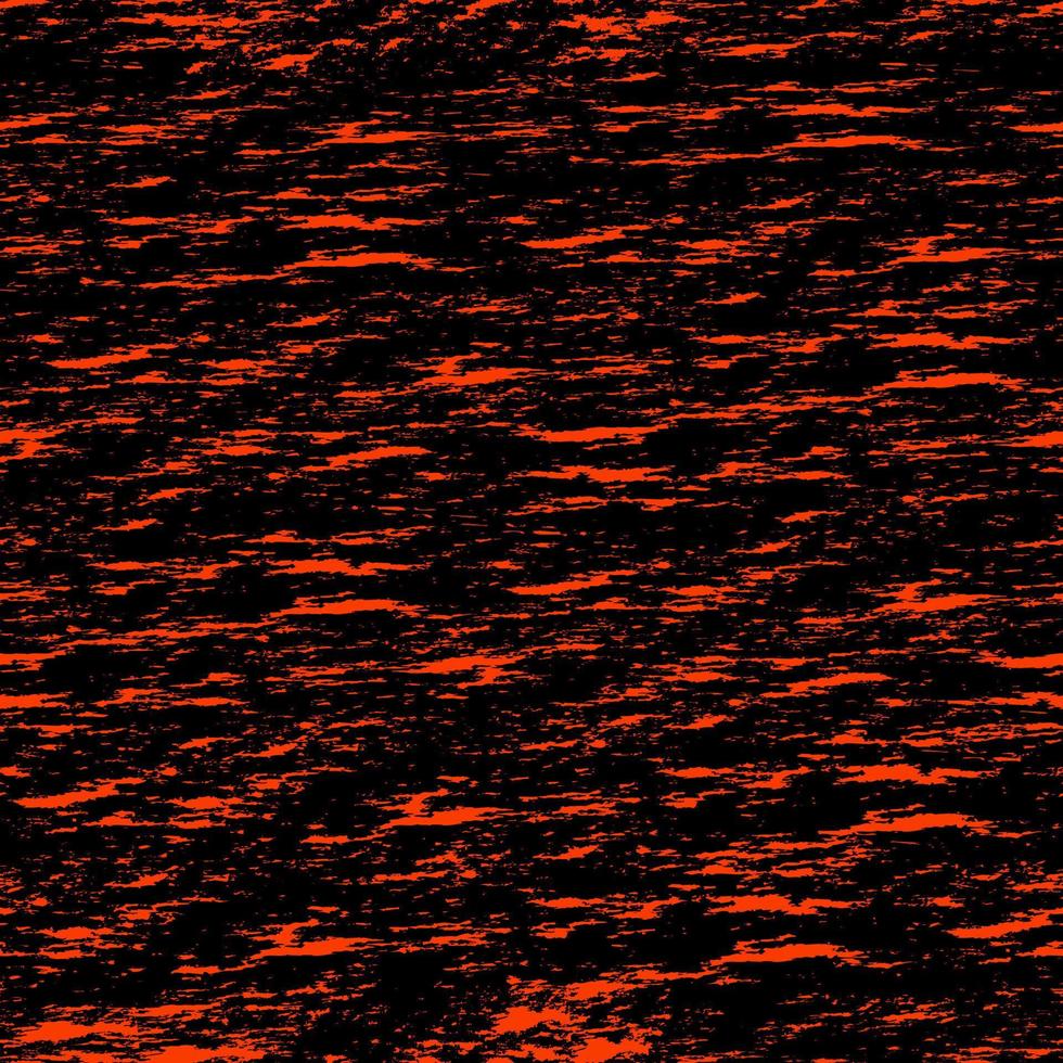 Distressed black and orange grunge seamless pattern vector illustration