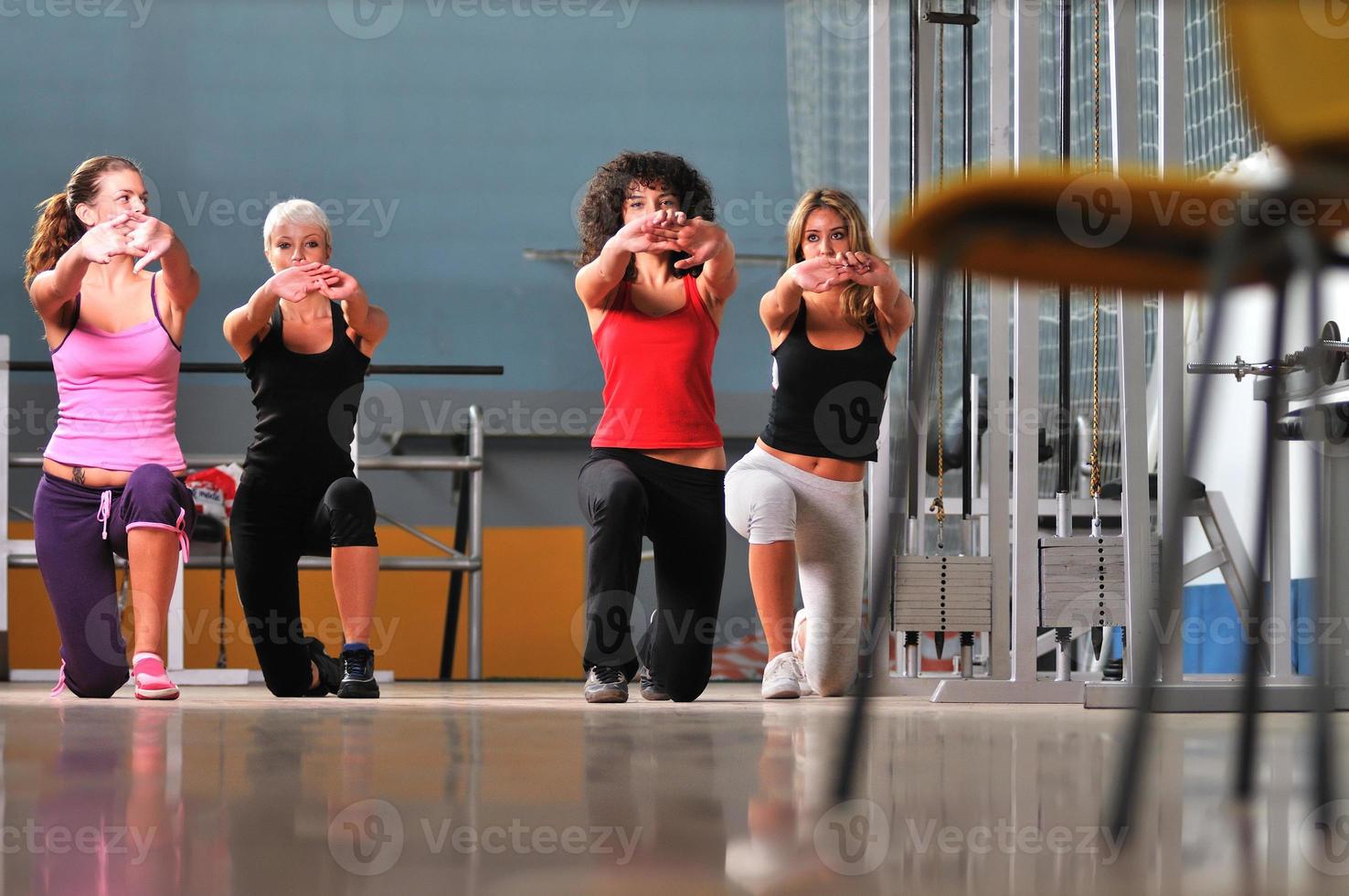 group of women working out in photo