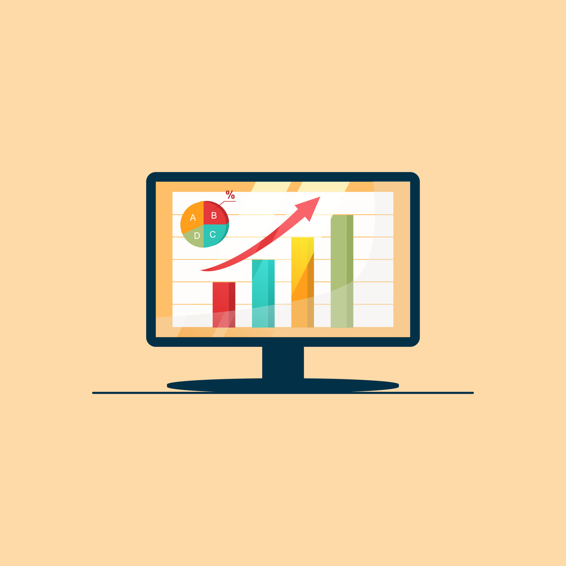 infographic in desktop vector illustration 11279057 Vector Art at Vecteezy