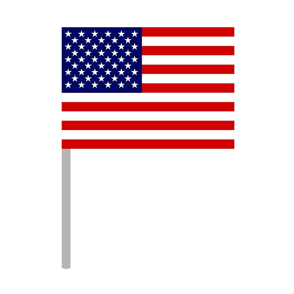 archivo de vector de símbolo de bandera de estados unidos