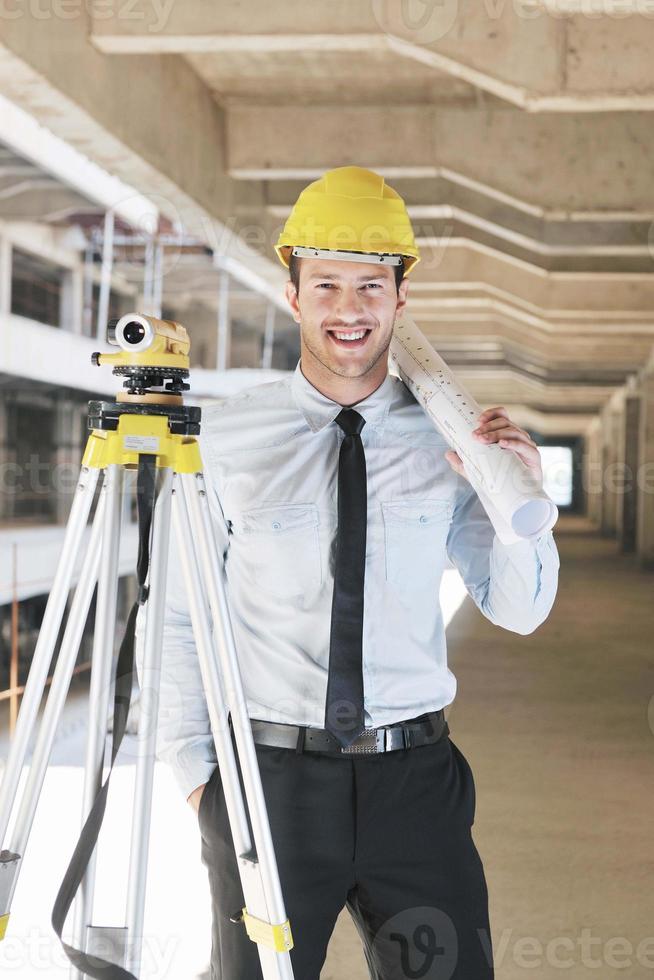 architect on construction site photo