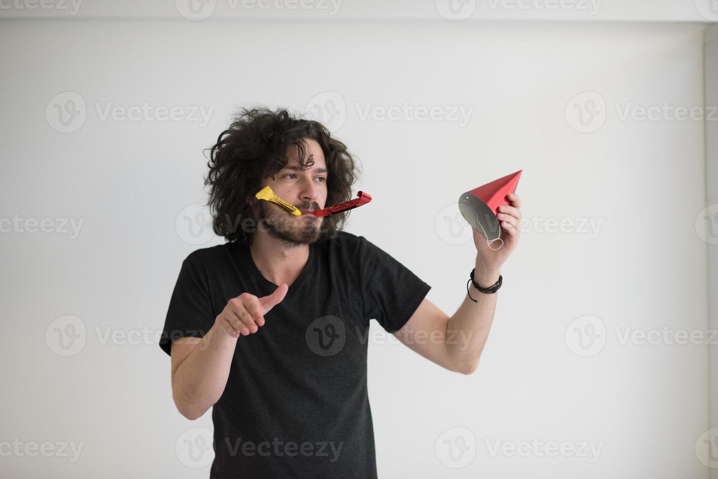 Party man portrait photo