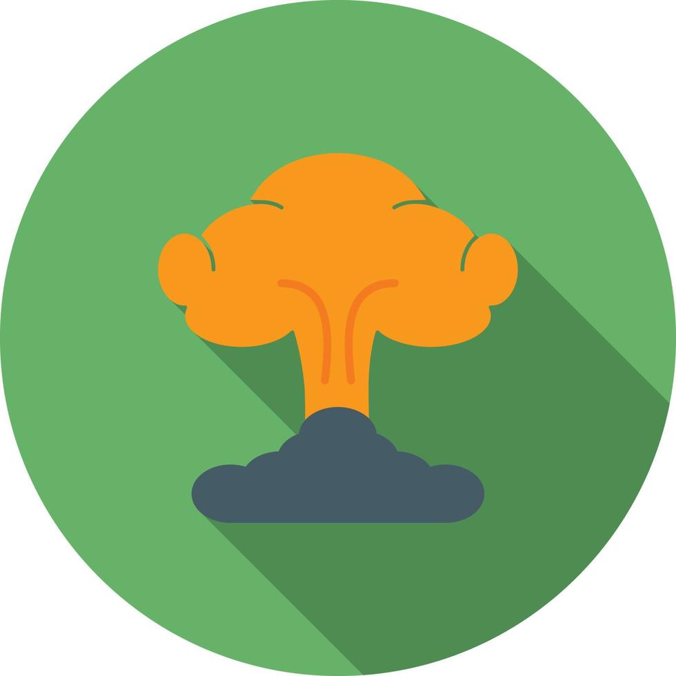 Blast Flat Long Shadow Icon vector