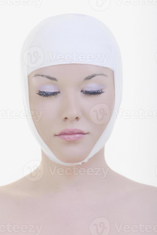 woman face surgery photo