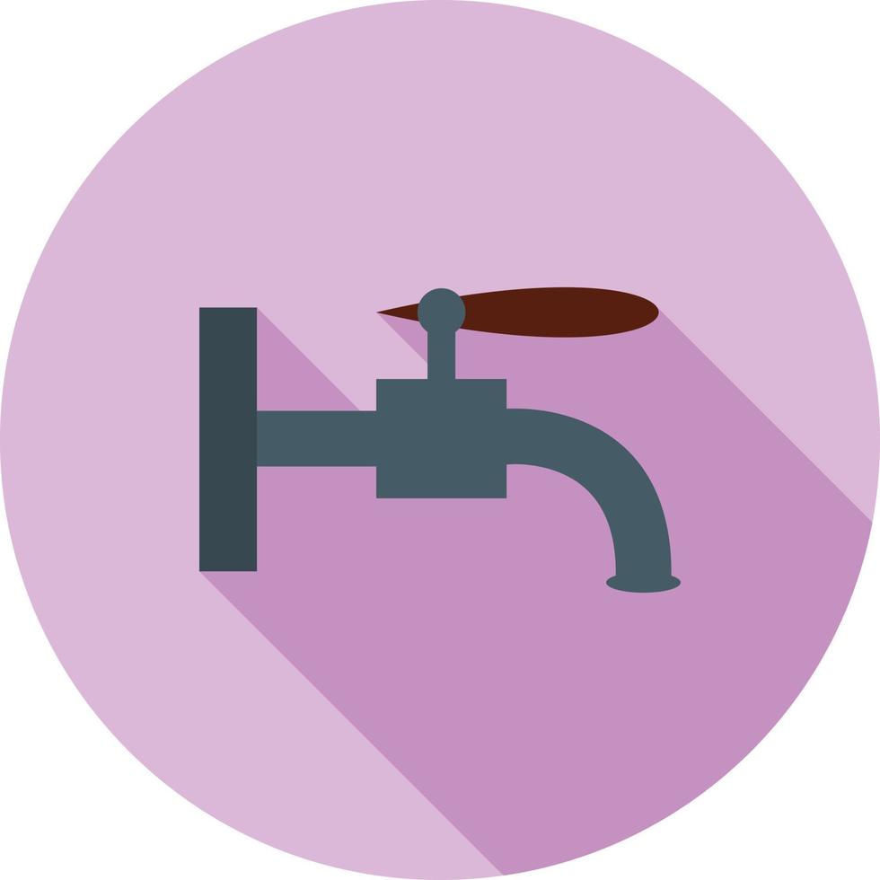 Tap Flat Long Shadow Icon vector