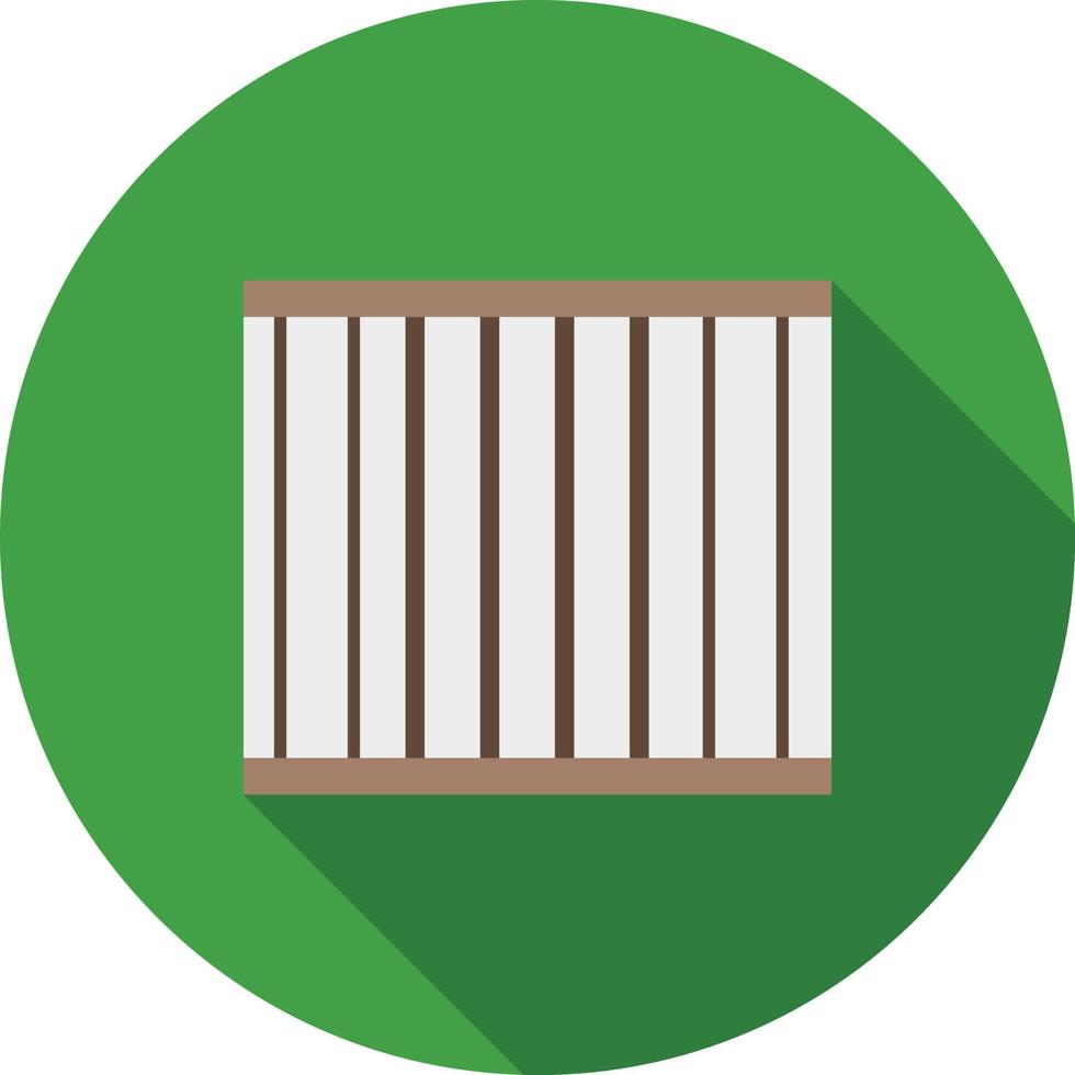 Prison Flat Long Shadow Icon vector