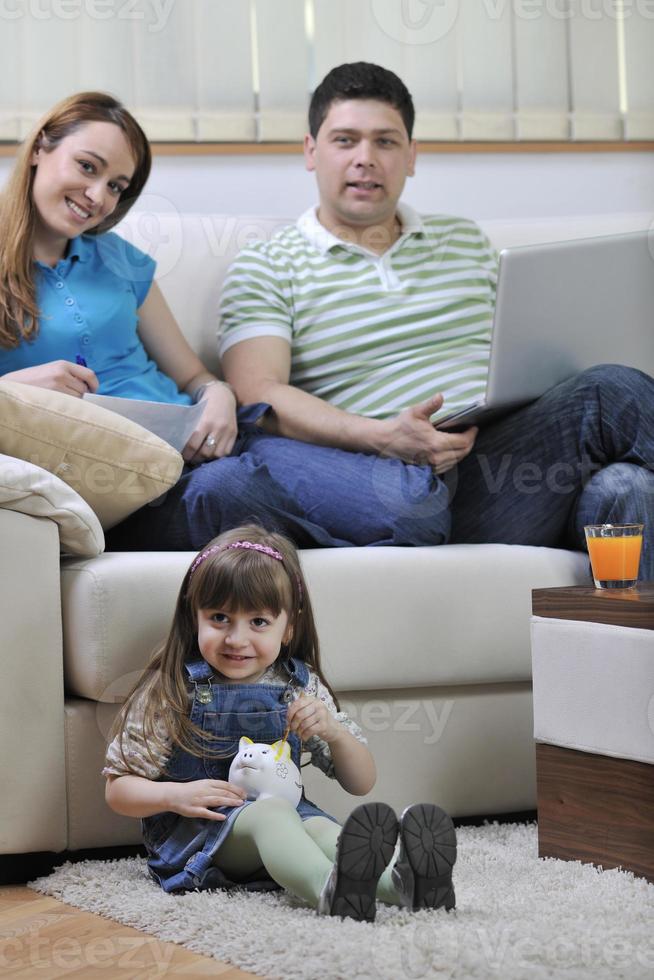 family finance view photo