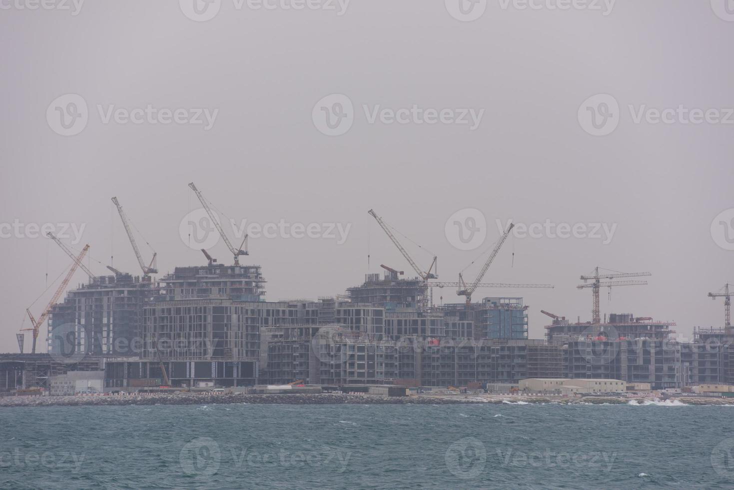 Panorama Dubai city UAE photo