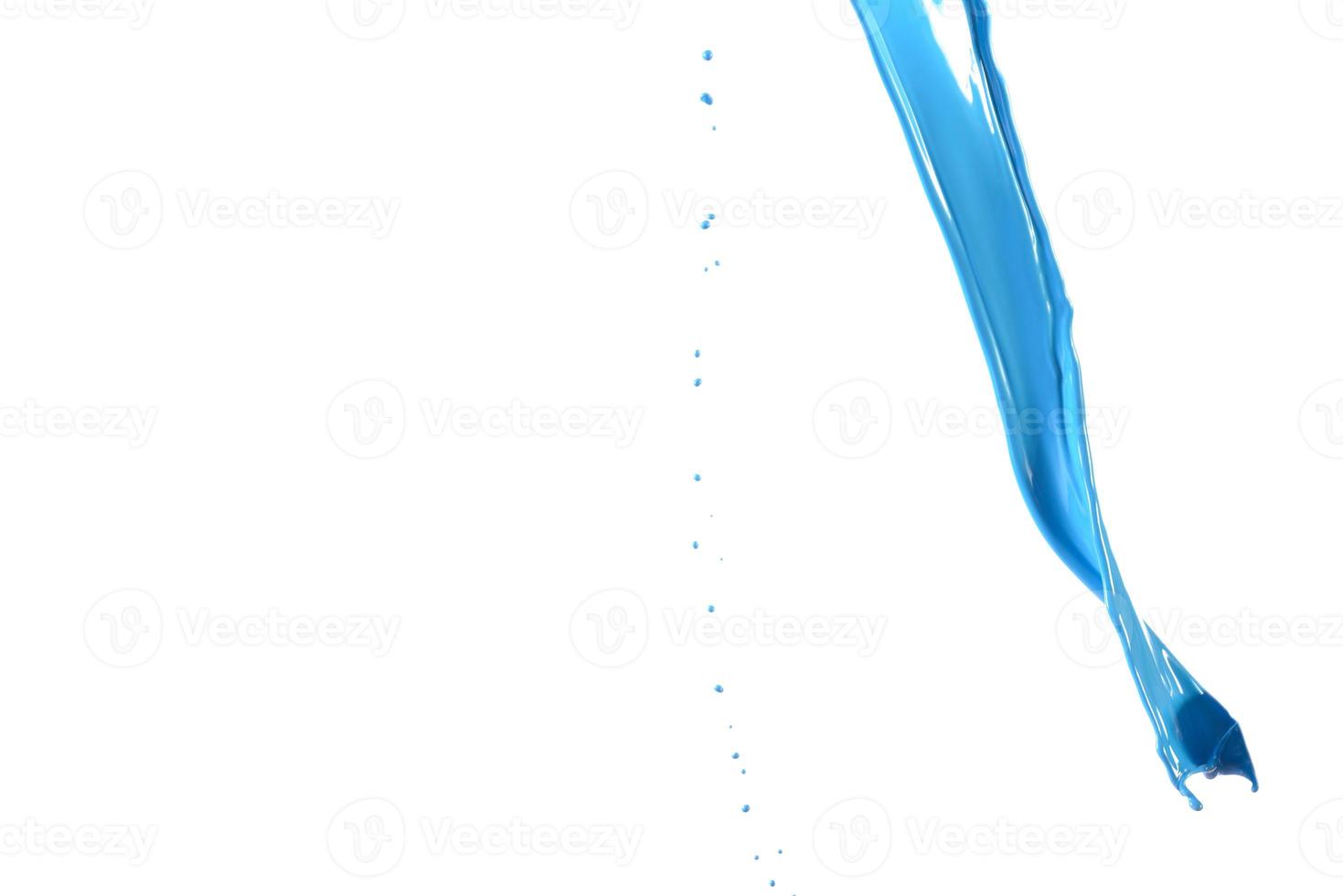 Paint on white surface photo