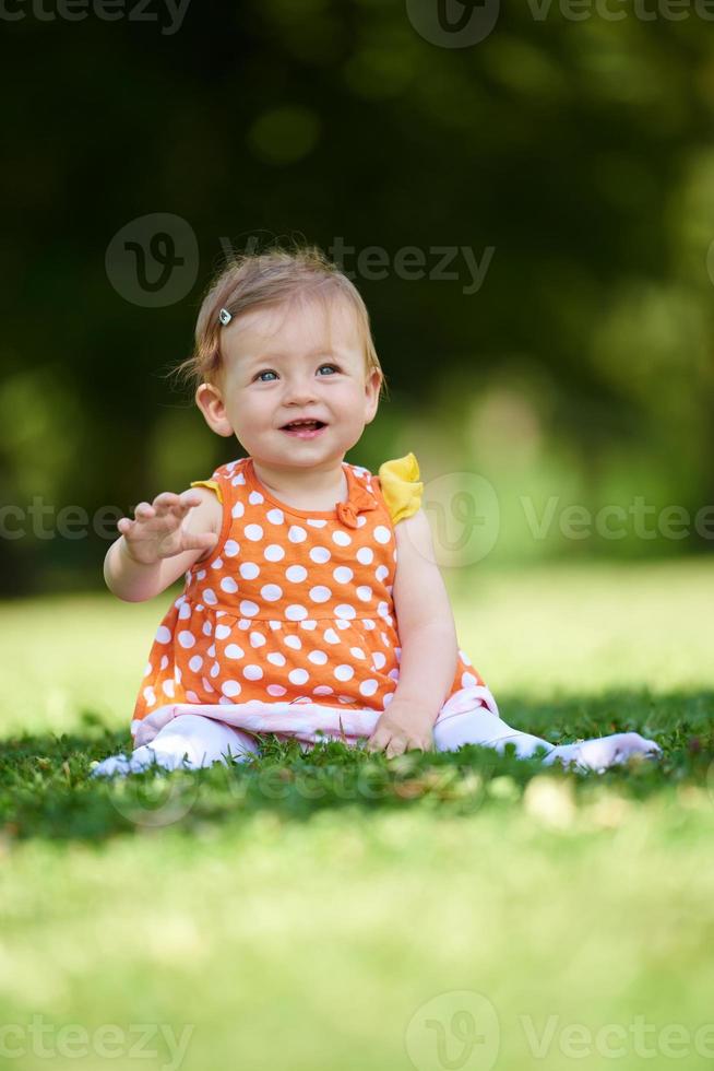 baby in park photo