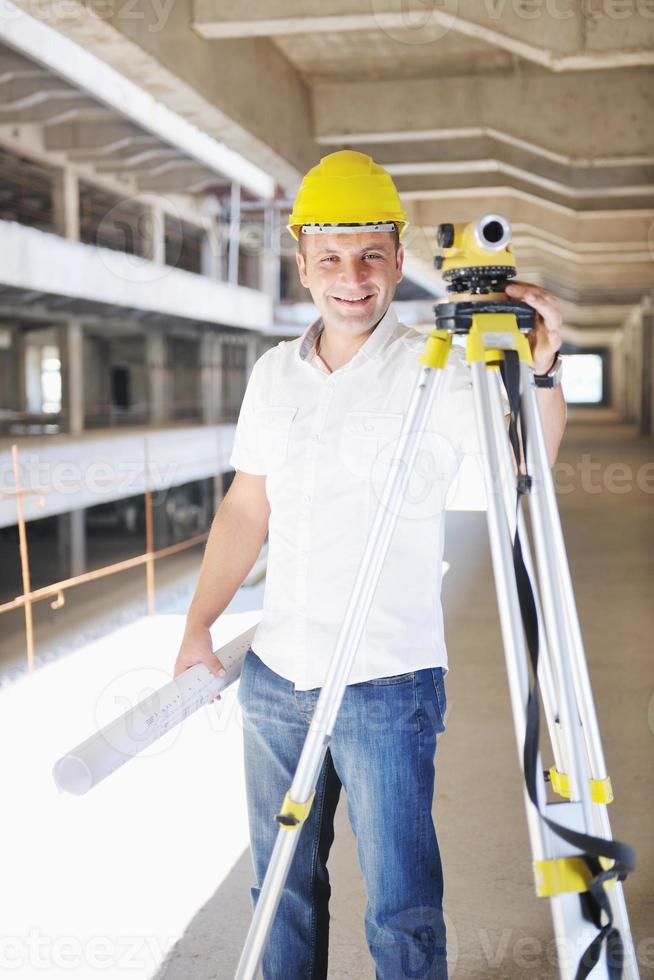 architect on construction site photo