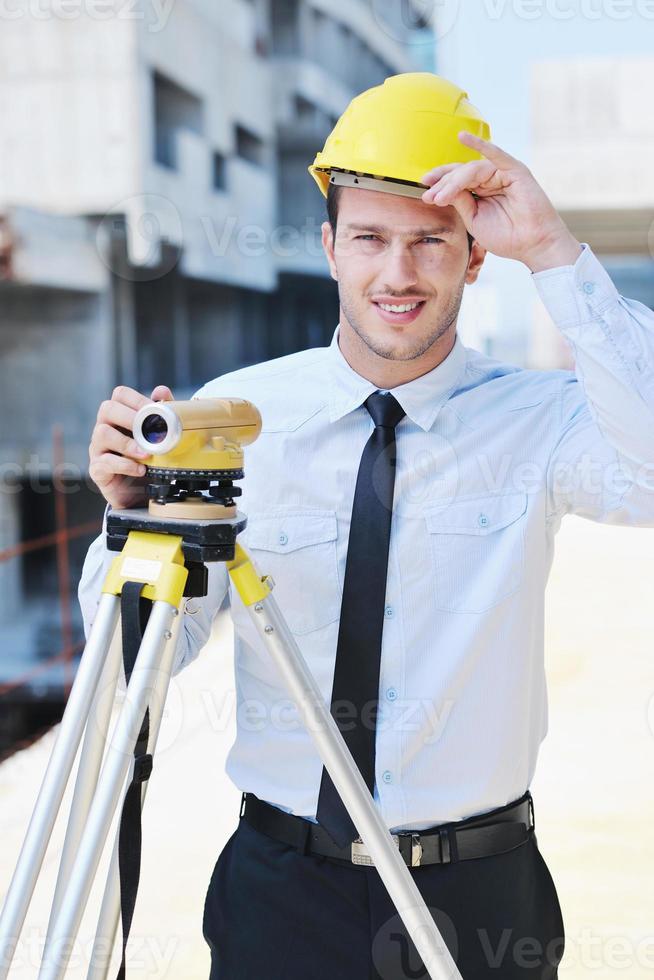 architect on construction site photo