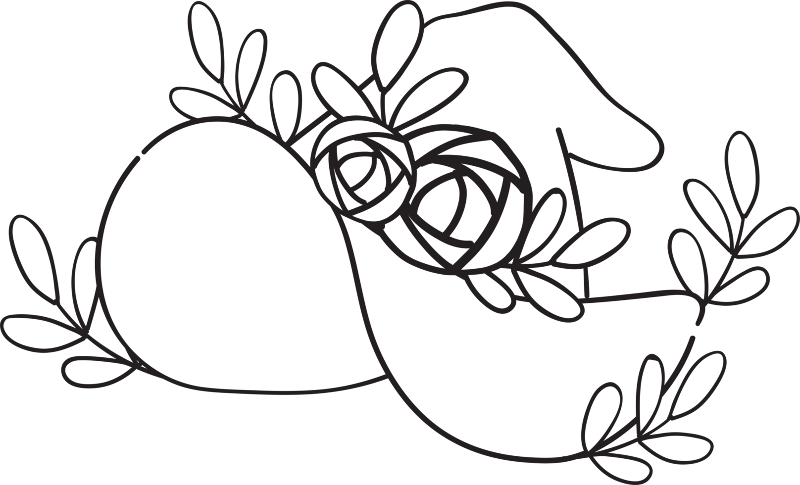cute doodle outline halloween element png