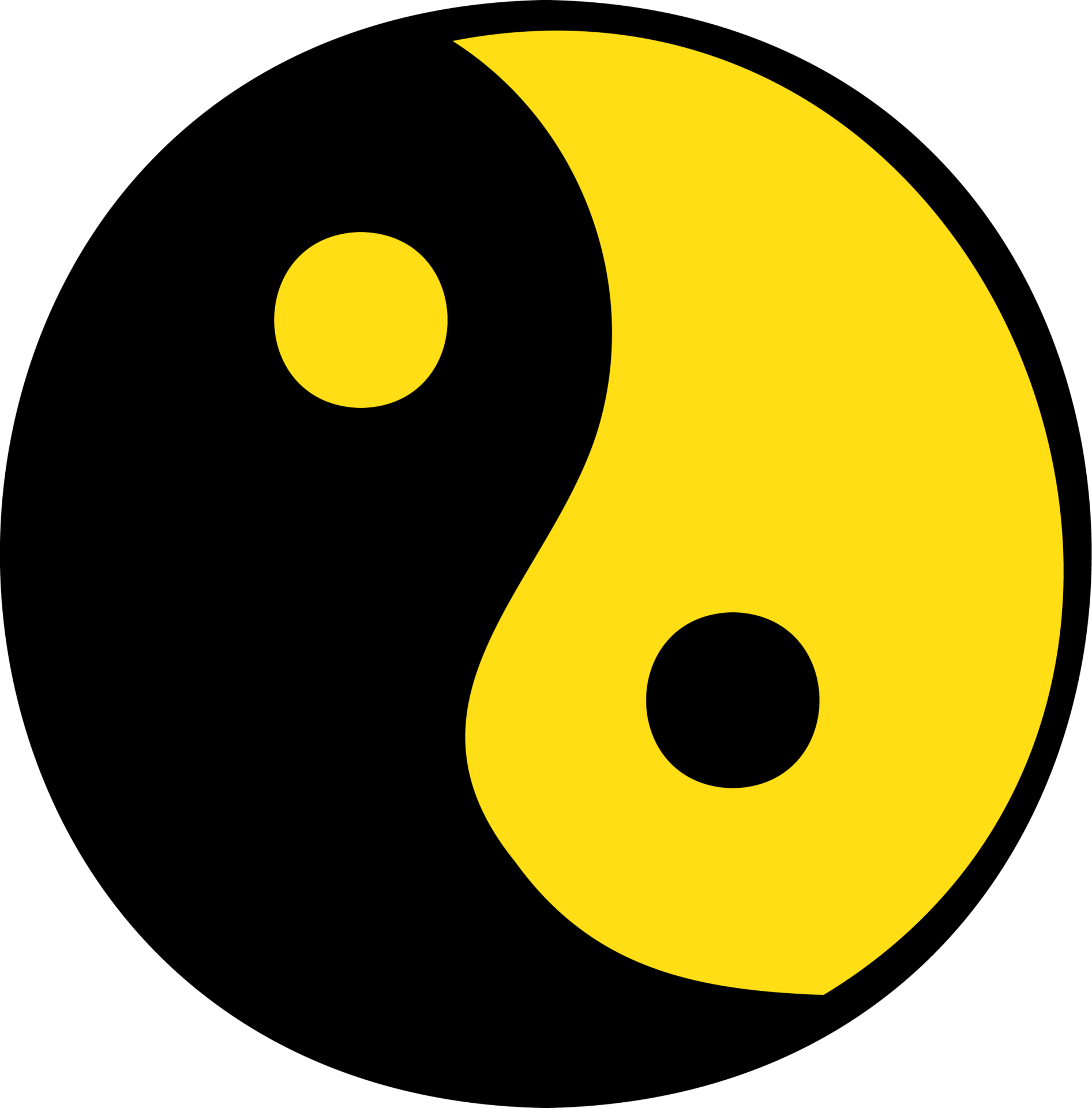 hand drawn yin yang symbol illustration on transparent background 11286553  PNG