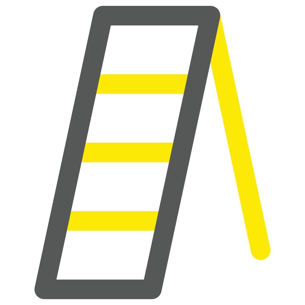 Ladder, Filled Line Style Icon, Construction Theme vector