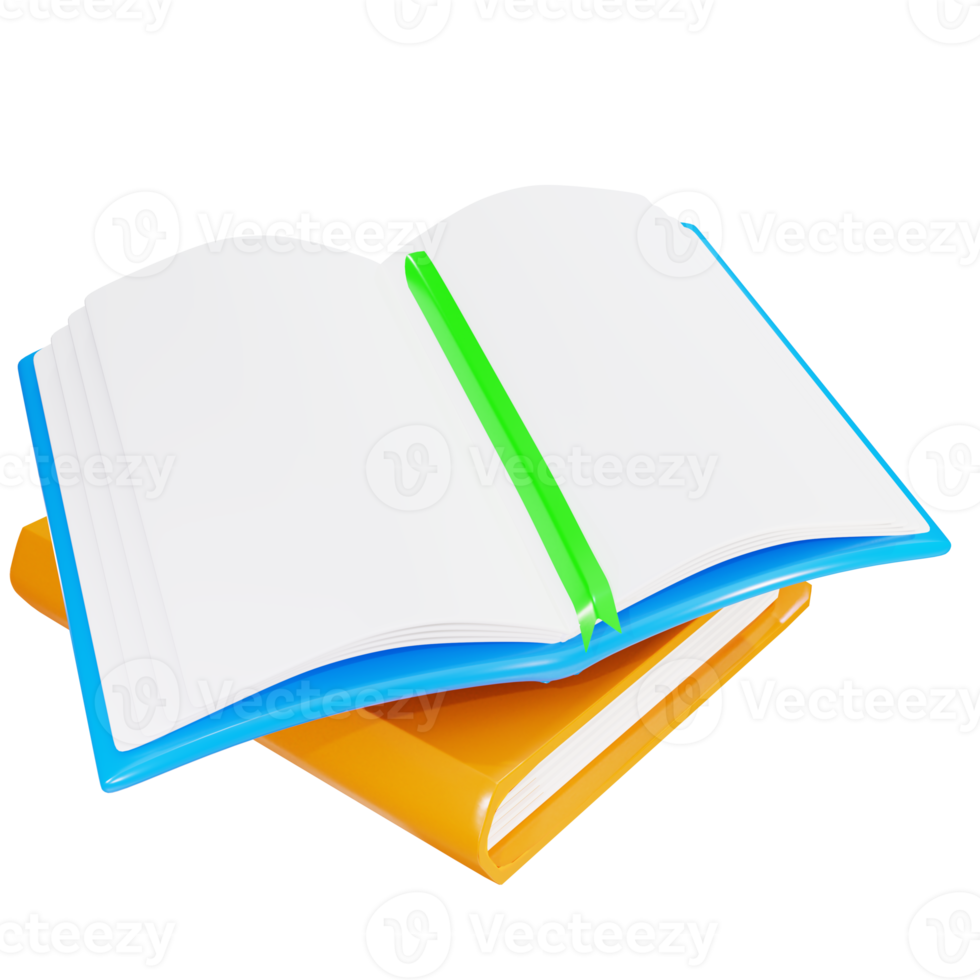3d object back to school element png
