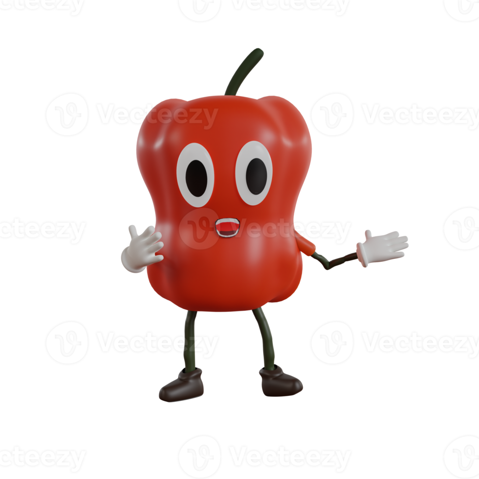 3d character paprika png