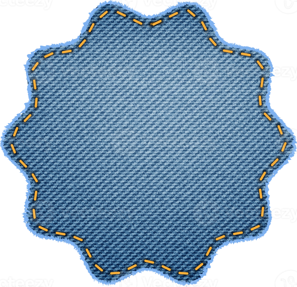 Jeans sign tag label design 11286901 PNG