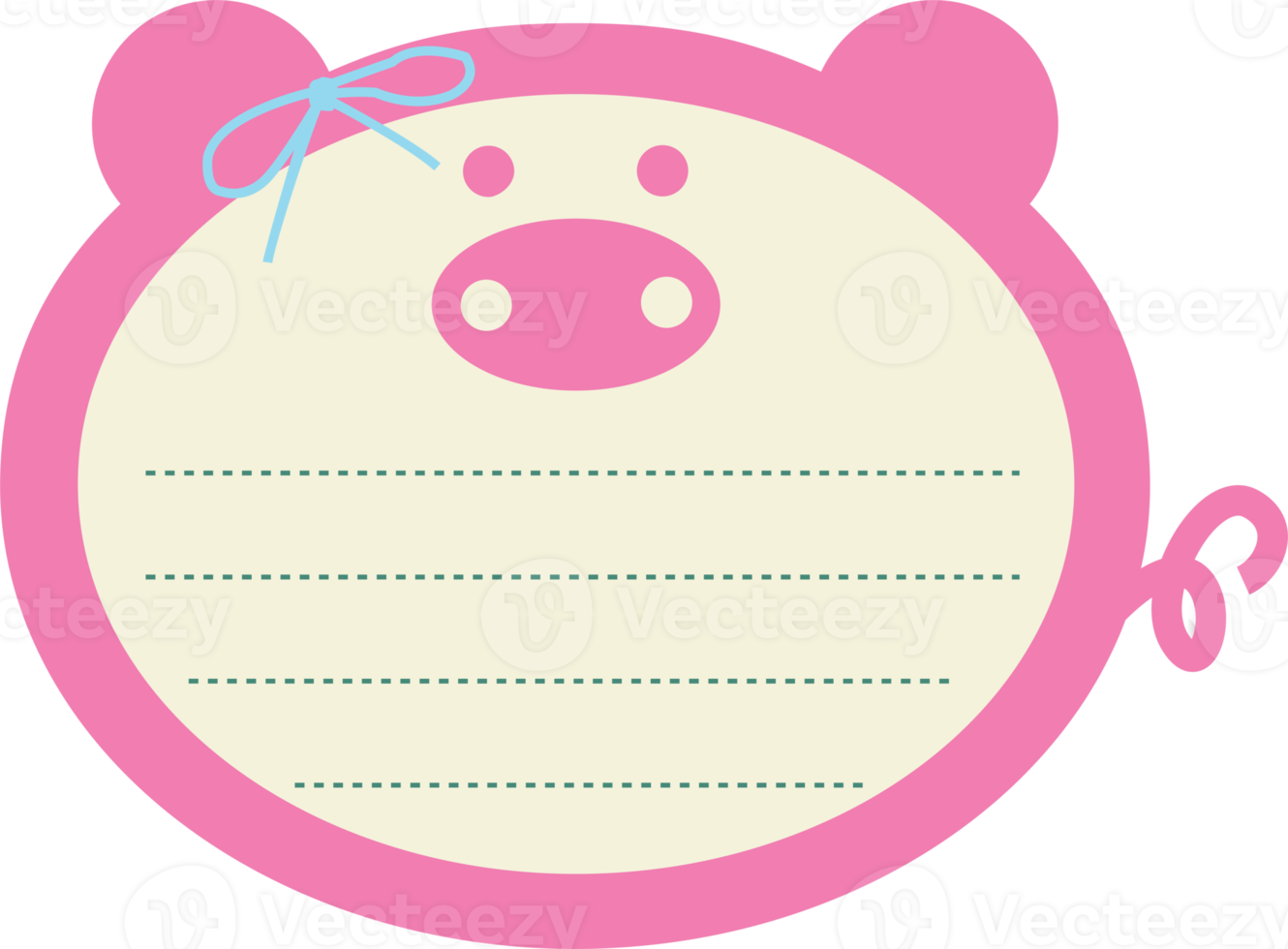 Note paper design png