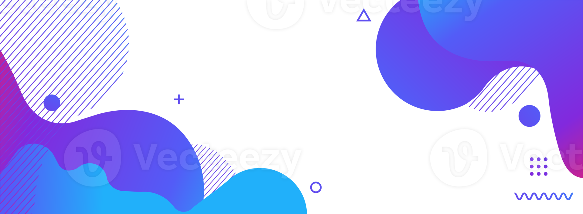 Banners liquid shapes modern graphic elements png