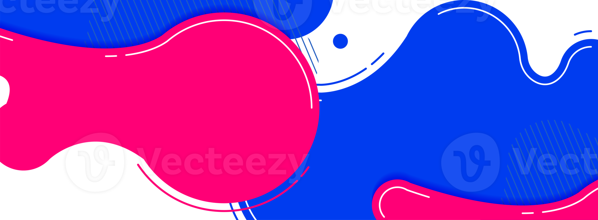 Banners liquid shapes modern graphic elements png