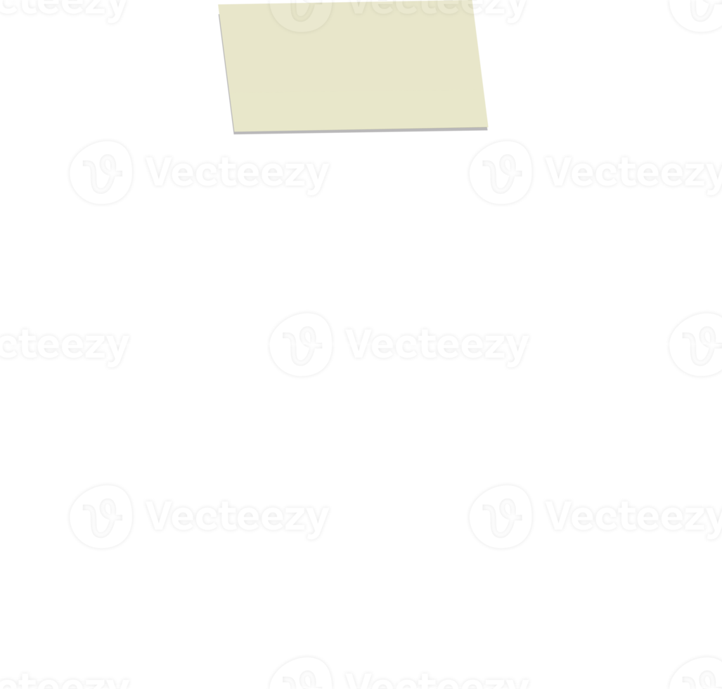 papel de nota blanco png