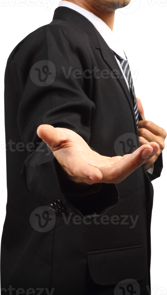 Business Man hand holding png