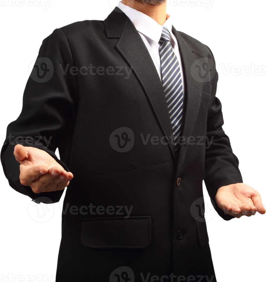 Business Man hand holding png