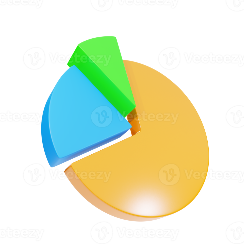 ícone de negócios do objeto 3D png