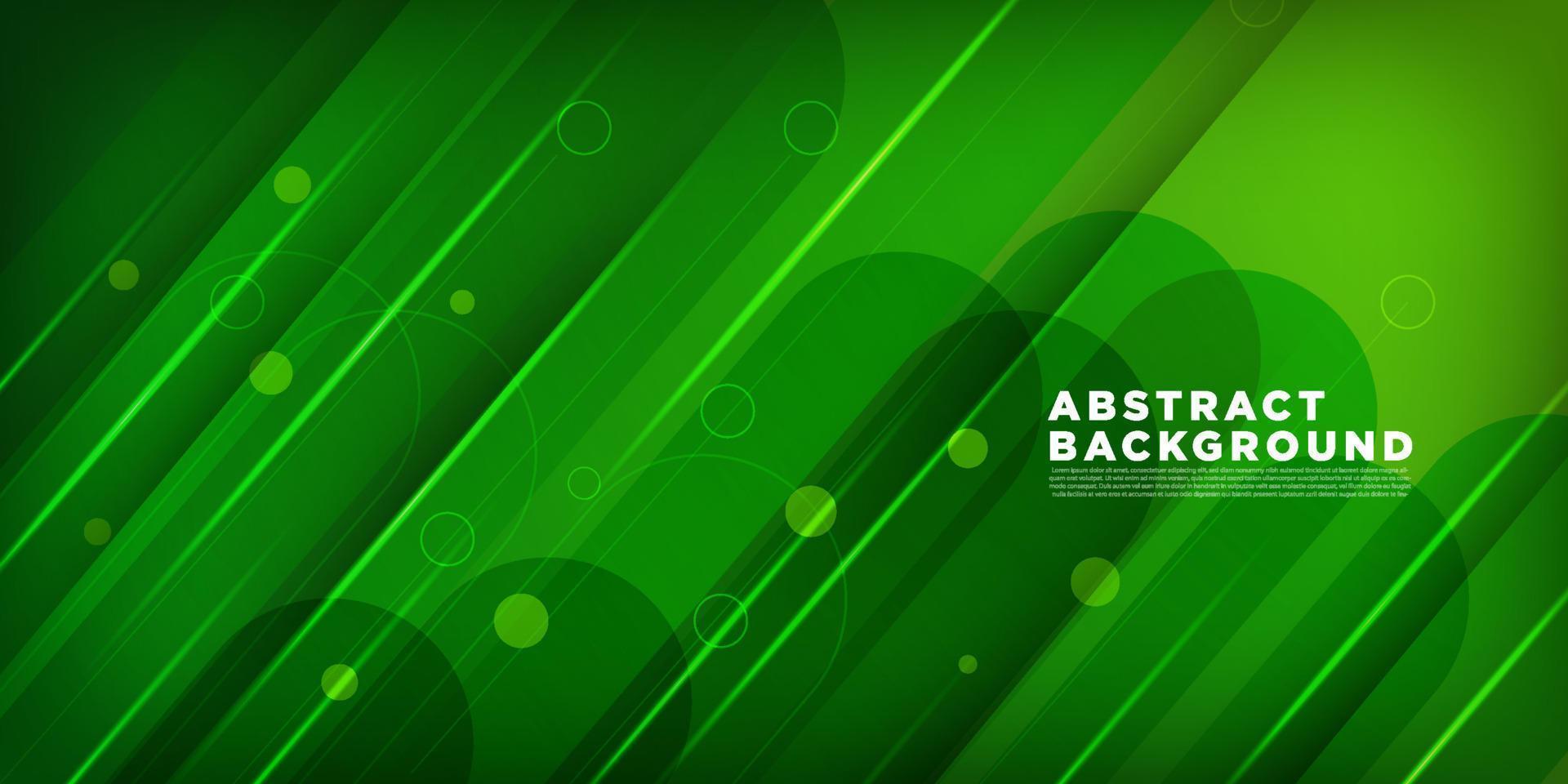 abstract green background with shapes .simple pattern, 3d look and cool design . illustration eps10 vector