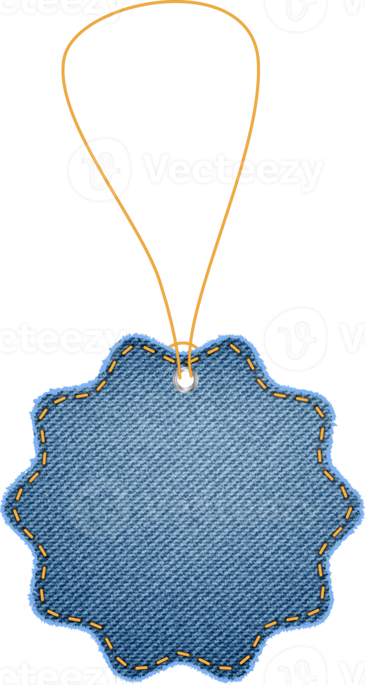 conception d'étiquettes de signe de jeans png