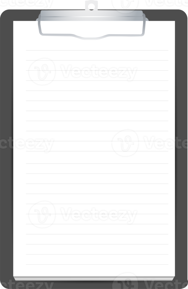 white note book paper png