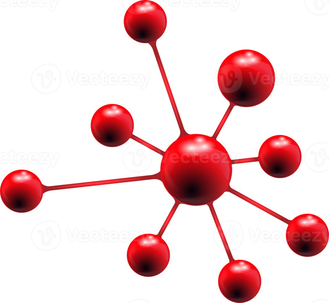 sinal de modelo de estrutura molecular, moléculas em ciência química para o conceito de ideias de laboratório png