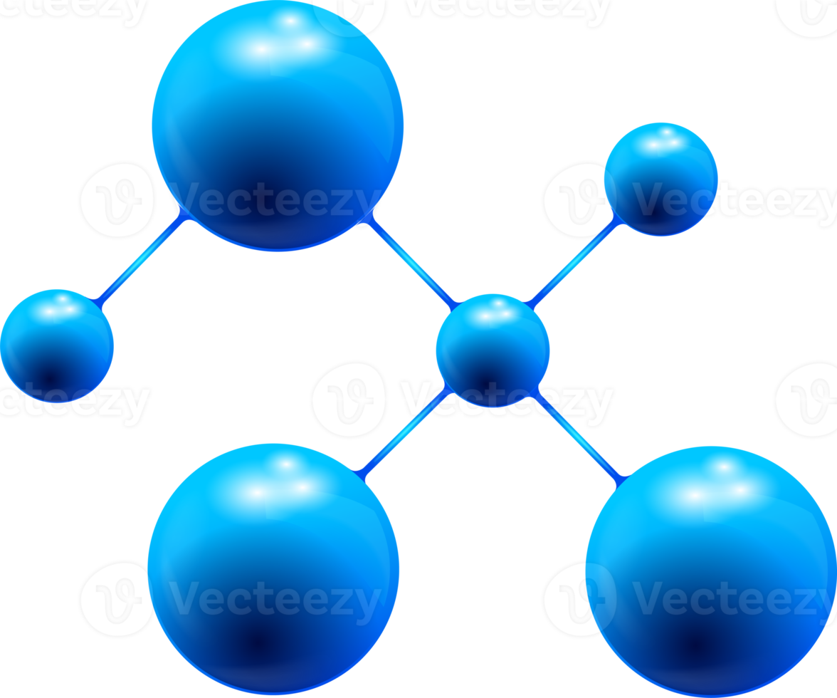 molecuul structuur model- teken, moleculen in chemie wetenschap voor laboratorium ideeën concept png