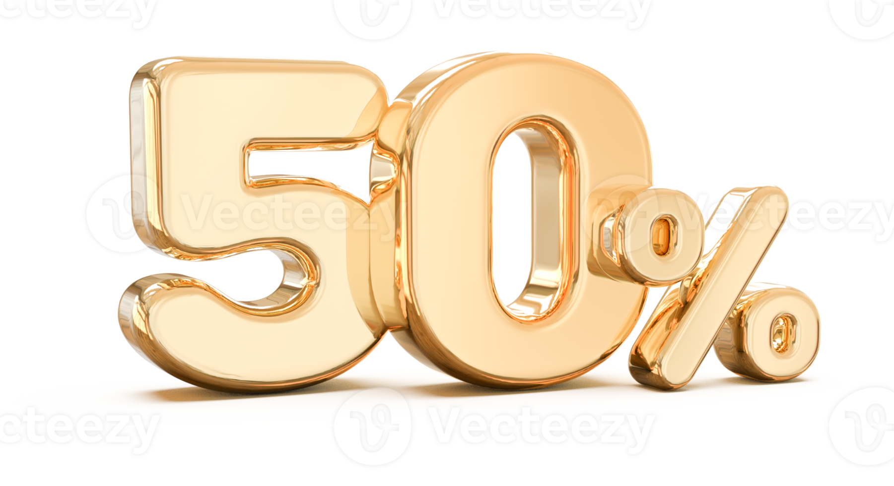 uitverkoop aantal 50 procent 3d png