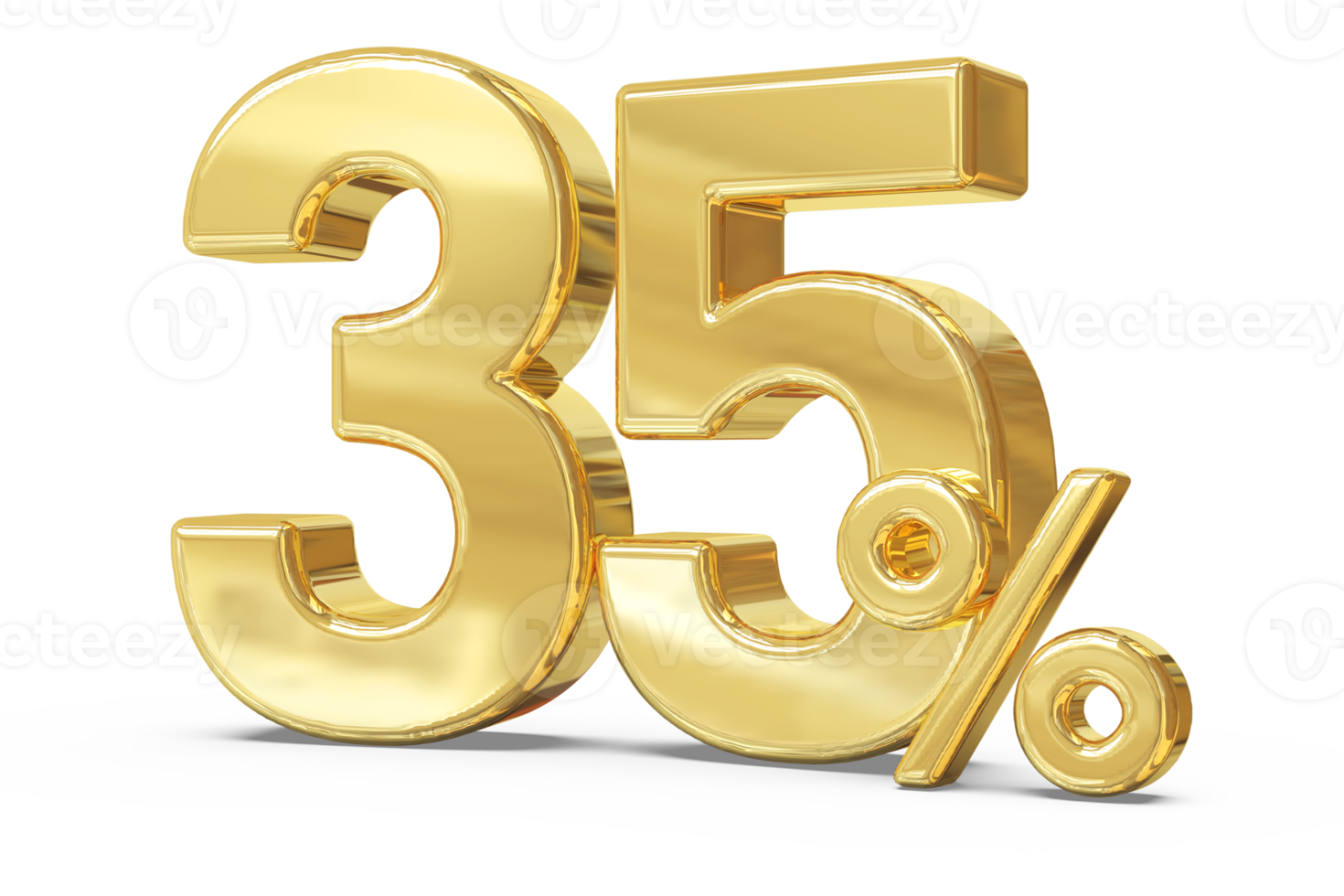 promotion 35 number percent 3d png