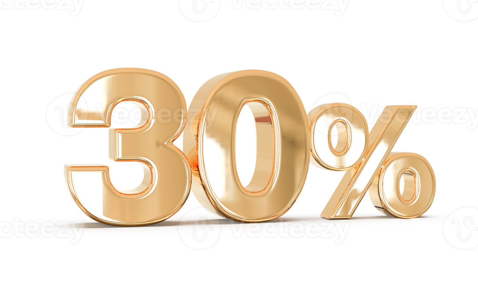 uitverkoop aantal 30 procent 3d png